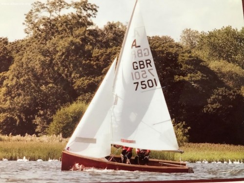 Albacore Dinghy Sail Number 7501